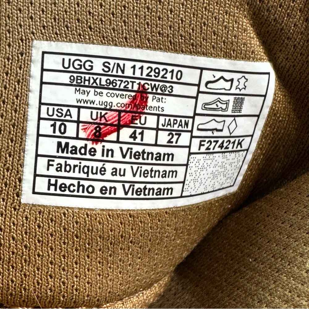 UGG Greer Suede Slip On Platform Sandals - Picture 7 of 7